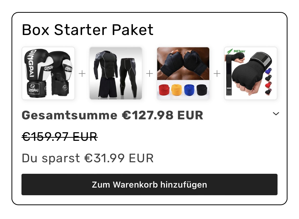 Box Starter Paket