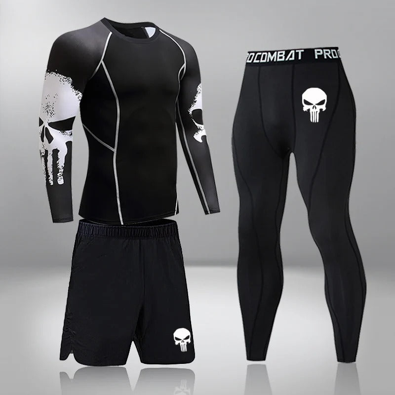 Skull Rashguard Set (3 Teile)