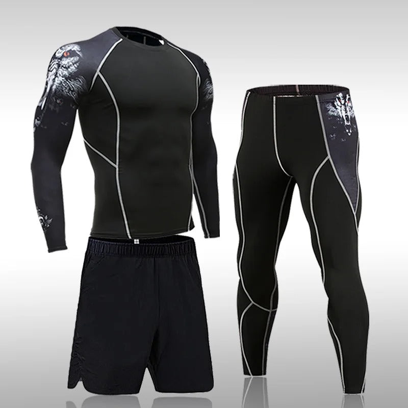 Skull Rashguard Set (3 Teile)